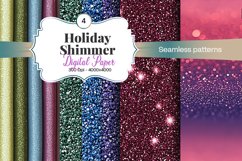 Holiday Shimmer Digital Paper - 04 Variations Product Image 1