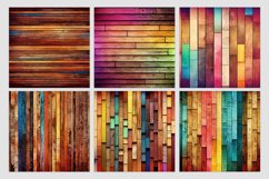 Colored Boards Digital Papers, Colored Wood Backgrounds Product Image 4