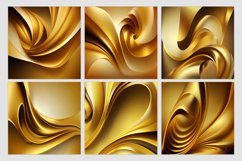 Gold Digital Papers, Gold Backgrounds Product Image 2