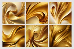Gold Digital Papers, Gold Backgrounds Product Image 3