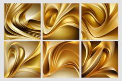 Gold Digital Papers, Gold Backgrounds Product Image 4