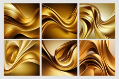 Gold Digital Papers, Gold Backgrounds Product Image 5
