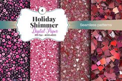 Holiday Shimmer Digital Paper - 04 Variations Product Image 1