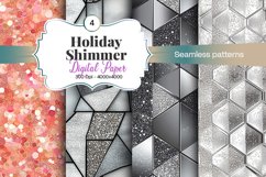 Holiday Shimmer Digital Paper - 04 Variations Product Image 1