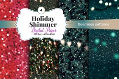 Holiday Shimmer Digital Paper - 04 Variations Product Image 1