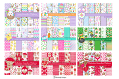 Digital Paper Big Bundle - 688 Patterns Product Image 7