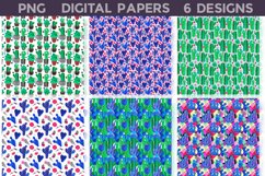 Cactus Digital Papers | Cactus Seamless Pattern Product Image 2