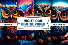 NIGHT OWL DIGITAL PAPER Product Image 1