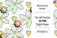 Digital Paper Happy Smile Sublimation Product Image 5
