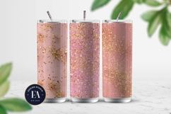 Pink Gold Shimmer Digital Paper, Glitter Texture Product Image 2