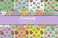 Furmaids digital paper pack Product Image 1