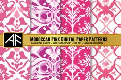 Moroccan Pink Digital Paper Patterns Product Image 1