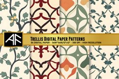 Trellis Digital Paper Patterns Product Image 1