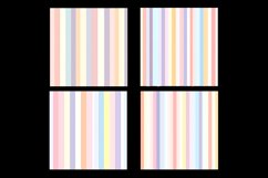 Pastel Stripes Digital Paper Patterns Product Image 2