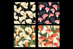 Calla Lily Flower Digital Paper Patterns Product Image 2