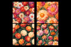 Straw Flower Digital Paper Pattern Product Image 2