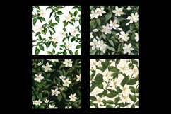 Wild Jasmine Flower Digital Paper Pattern Product Image 2