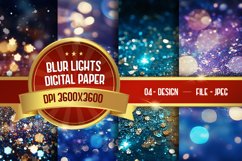 Bokeh Digital Paper Product Image 1