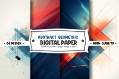 Abstract Geometric Digital Paper Product Image 1
