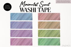 Minimalist Sweet Washi Tape - PNG Digital Stickers &amp; Clipa Product Image 1