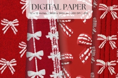 Christmas Knit Sweater Texture Background Winter Yarn_35 Product Image 1