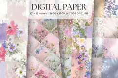 Cottagecore Flower Background Vintage Wallpaper Pattern_9 Product Image 1