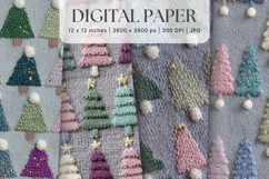Christmas Knit Sweater Texture Background Winter Yarn_7 Product Image 1