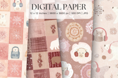 Cottagecore Flower Background Vintage Wallpaper Pattern_22 Product Image 1