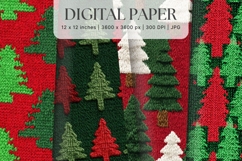 Christmas Knit Sweater Texture Background Winter Yarn_47 Product Image 1