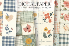 Cottagecore Flower Background Vintage Wallpaper Pattern_19 Product Image 1