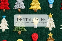 Christmas Knit Sweater Texture Background Winter Yarn_137 Product Image 1