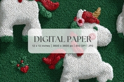 Christmas Knit Sweater Texture Background Winter Yarn_138 Product Image 1