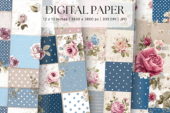 Cottagecore Flower Background Vintage Wallpaper Pattern_14 Product Image 1