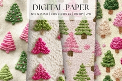 Christmas Knit Sweater Texture Background Winter Yarn_36 Product Image 1
