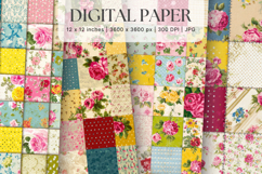 Cottagecore Flower Background Vintage Wallpaper Pattern_15 Product Image 1