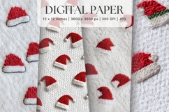 Christmas Knit Sweater Texture Background Winter Yarn_65 Product Image 1