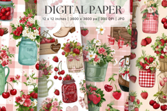 Cottagecore Flower Background Vintage Wallpaper Pattern_3 Product Image 1