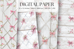 Cottagecore Flower Background Vintage Wallpaper Pattern_2 Product Image 1