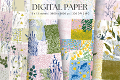 Cottagecore Flower Background Vintage Wallpaper Pattern_31 Product Image 1