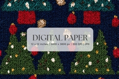 Christmas Knit Sweater Texture Background Winter Yarn_140 Product Image 1