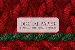 Christmas Knit Sweater Texture Background Winter Yarn_141 Product Image 1