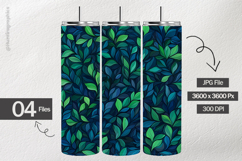 Cute Leaves Digital Papers - 04 Variations Product Image 2