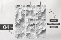 Crumpled paper Digital Papers - 04 Variations Product Image 2