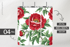Flowers Digital Papers - 04 Variations Product Image 2
