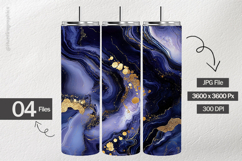 Gold Purple Digital Papers - 04 Variations Product Image 2