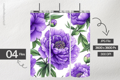 Flowers Digital Papers - 04 Variations Product Image 2