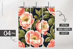 Flowers Digital Papers - 04 Variations Product Image 2