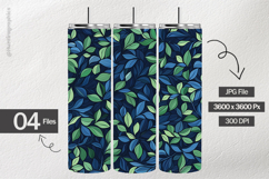 Cute Leaves Digital Papers - 04 Variations Product Image 2
