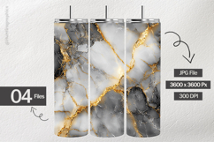 Grey Marble Digital Papers - 04 Variations Product Image 2