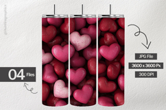 Hearts Digital Papers - 04 Variations Product Image 2